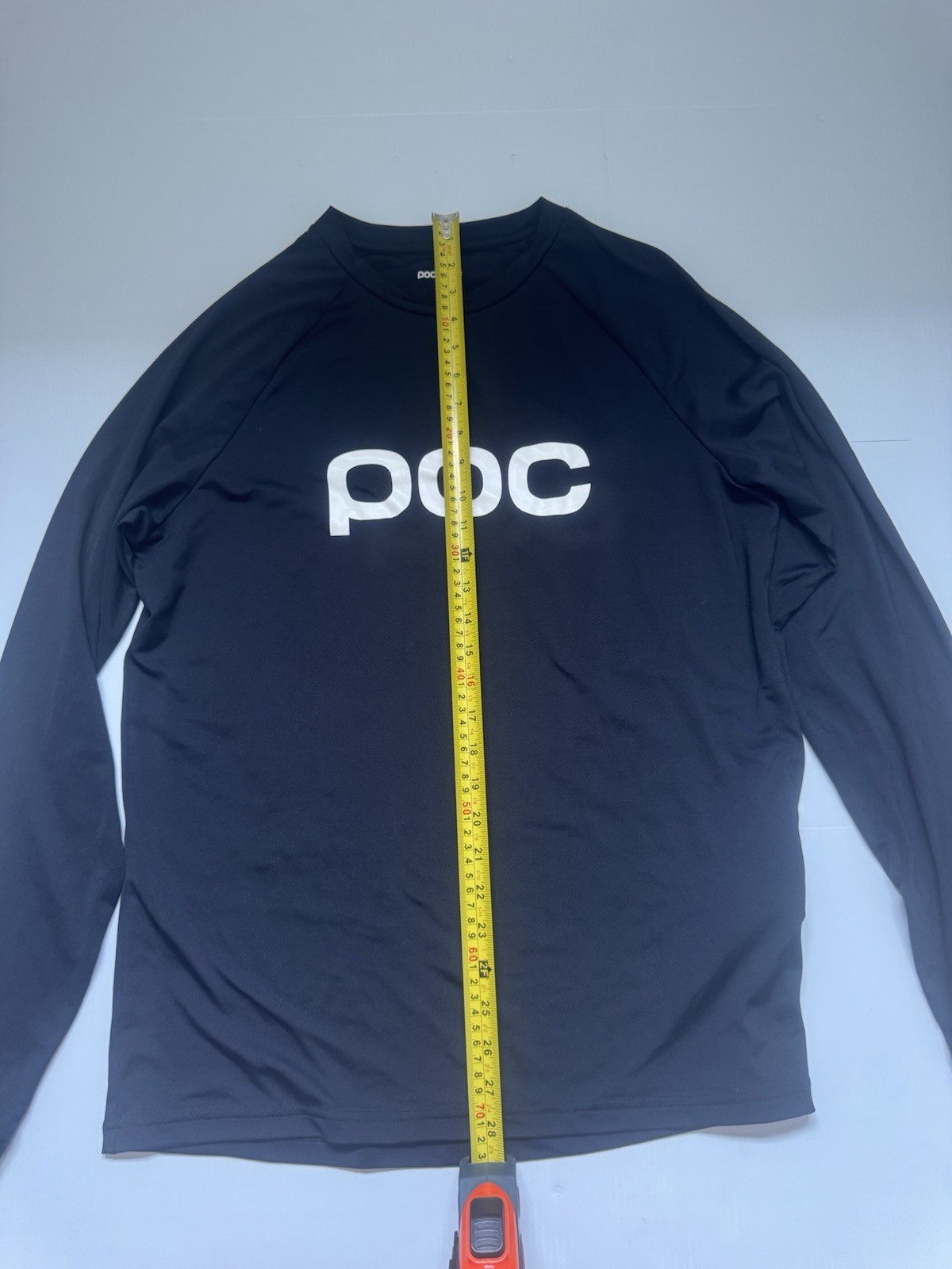POC Men’s Large Long Sleeve Cycling Jersey Dark Gray MTB Mountain Bike Shirt