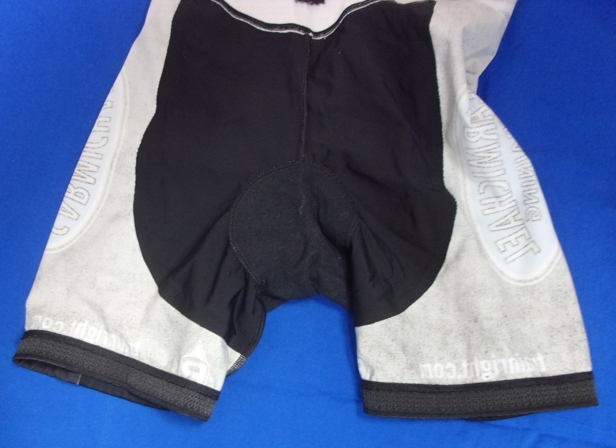 DESIGNER PANACHE CARMICHAEL TRAINING SYSTEMS CYCLING BLACK SUIT SIZE SMALL