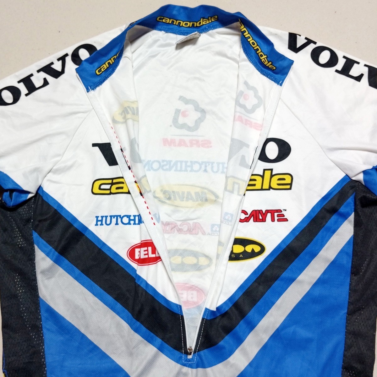 Vintage Volvo Cannondale Cycling Jersey Size XL Bicycle ’90s