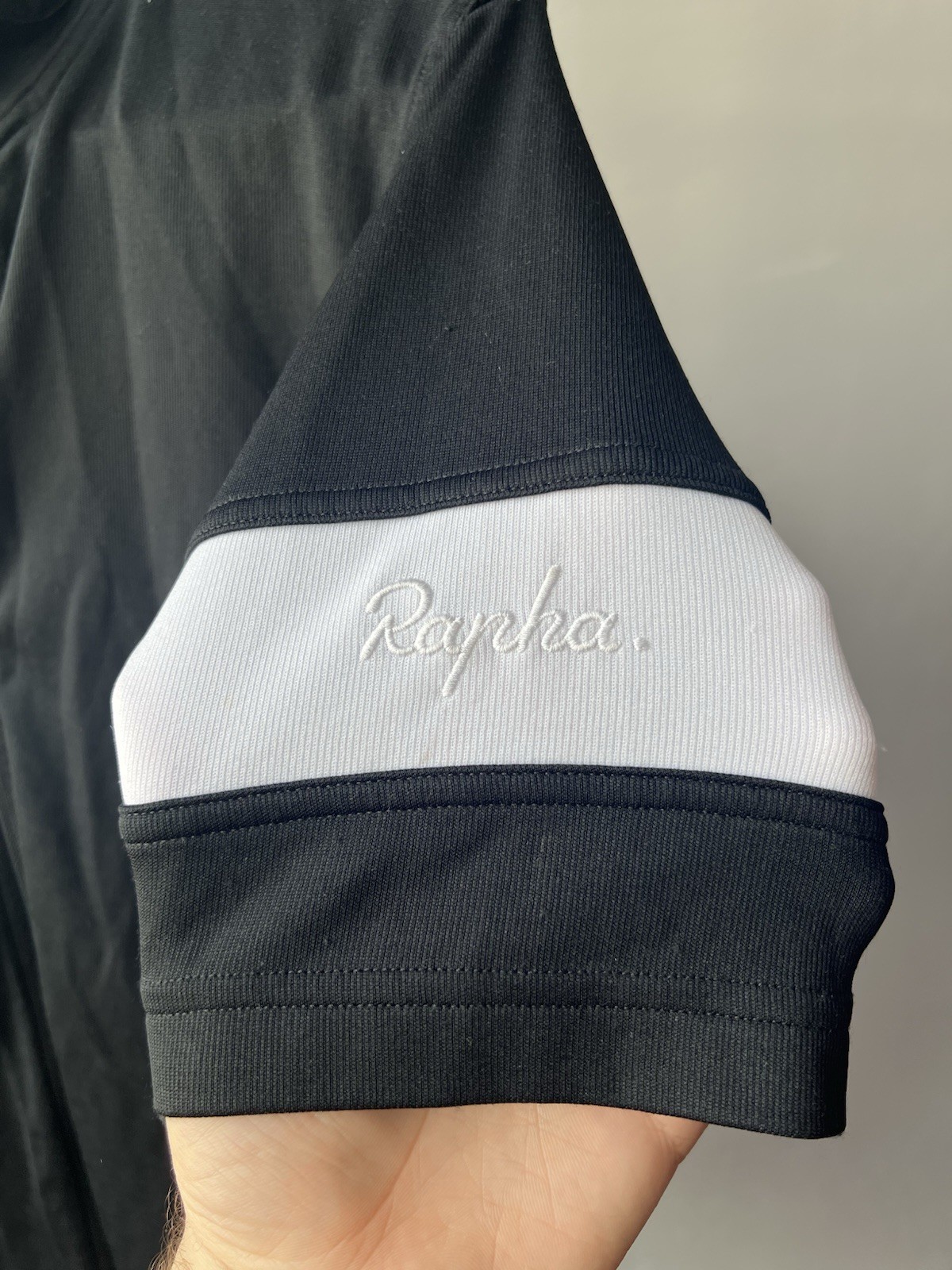 RAPHA MENS MERINO WOOL CYCLING BIKE CLASSIC II JERSEY SHIRT ZIP BLACK SIZE L