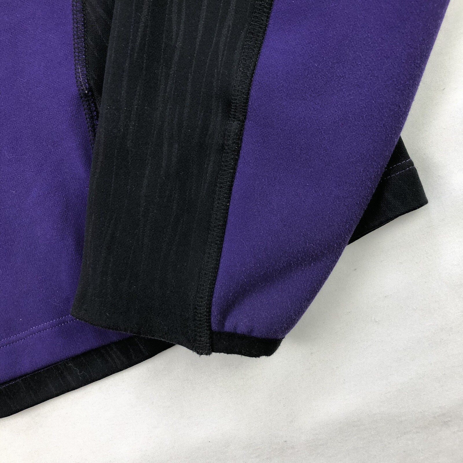 Pearl Izumi Womens Medium 1/4 Zip Purple Thermal Fleece Long Sleeve Jersey