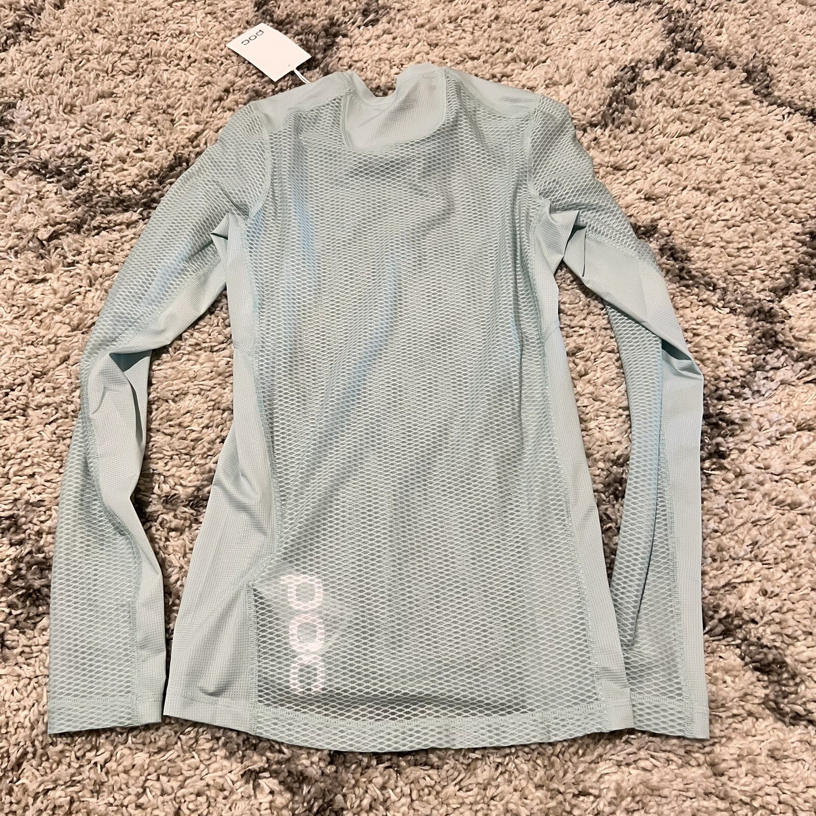 POC Cycling Essential Layer Long Sleeve Jersey Apophyllite Green XS Men NEW NWT