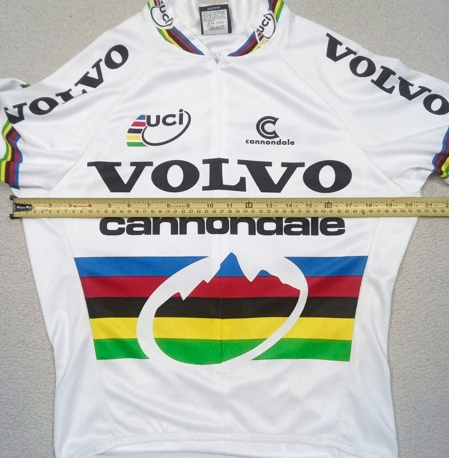 RARE VTG 90s VOLVO Cannondale Alison Sydor MTB XC World Champion Jersey Fits S/M
