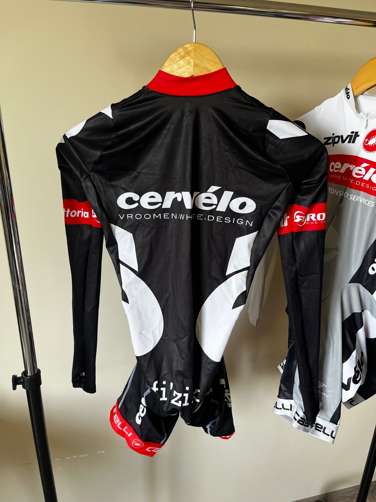 Cervélo TestTeam Cycling Skinsuit Speedsuit Cycle Suit Professional Castelli S