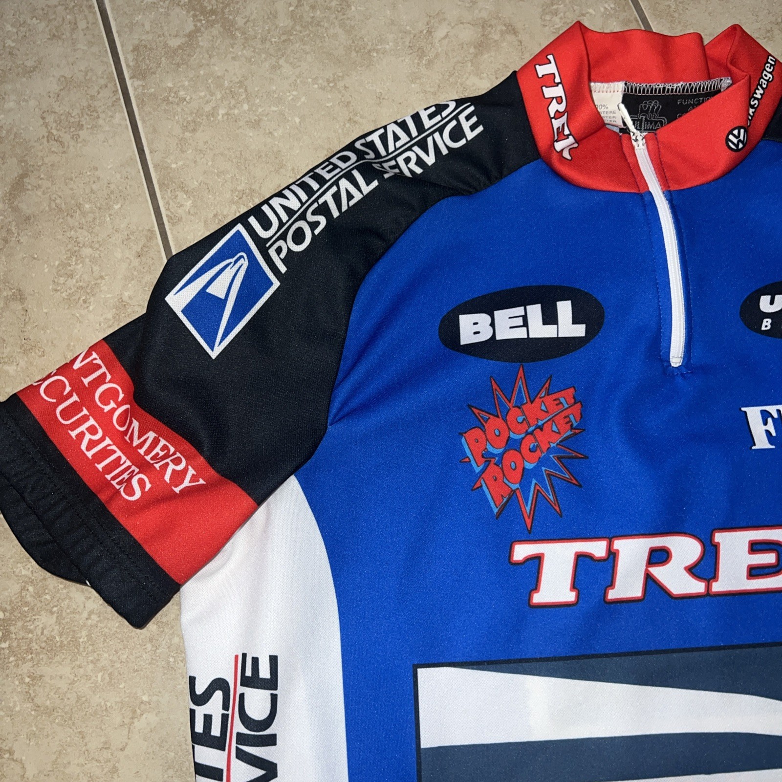 Ultima Bikewear Trek United States Postal Service USPS Cycling Jersey Size 6