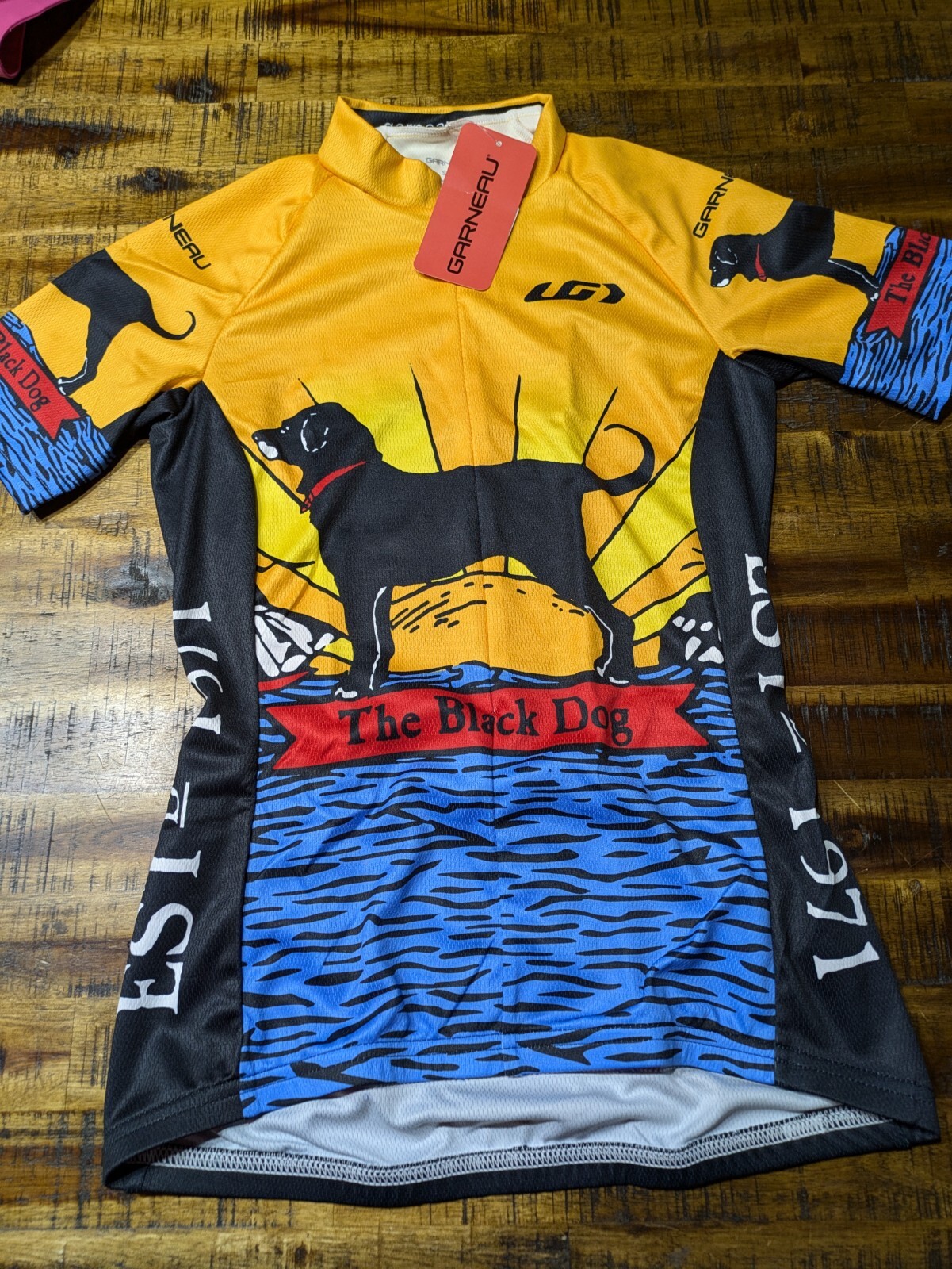 Women’s Louis Garneau The Black Dog Cycling Shirt Brand New W Tags !! Sz Small