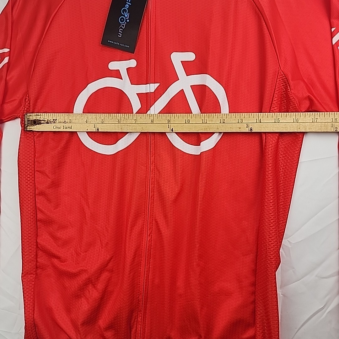 Cycle-Run, Long sleeve cycling jersey. XXXL, Rear waist pockets, NEW with tags