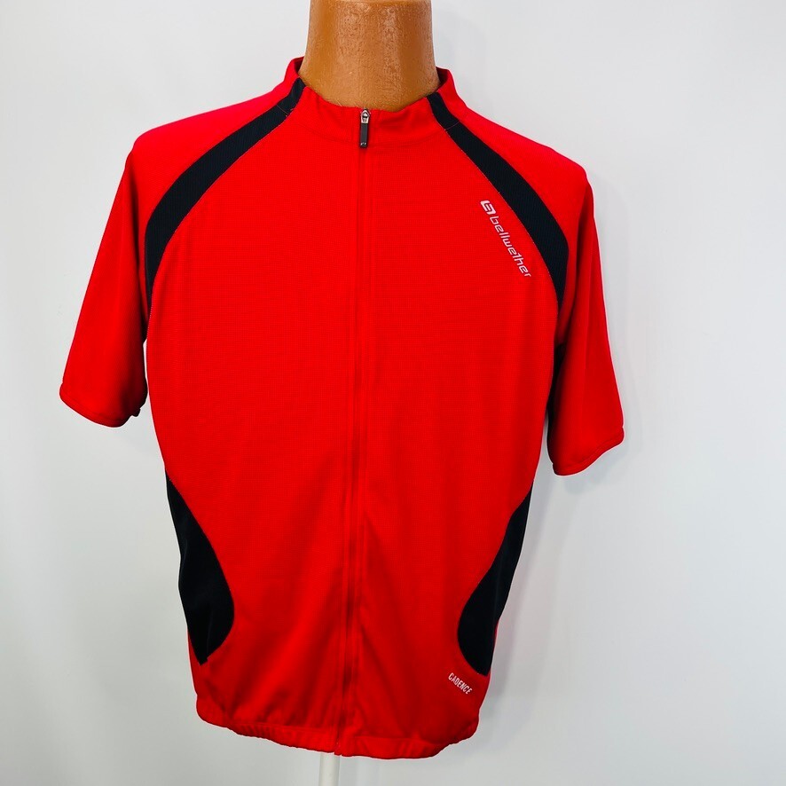 Bellweather Cadence XL Cycling Jersey Bicycle 3 Pocket Quarter Zip Bike Athletic