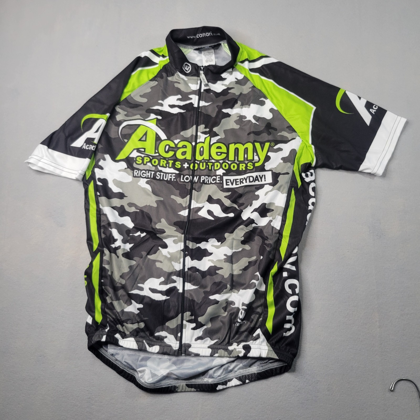 Canari Cycling Jersey Academy Sports & Outdoors Logo Mens Large Full Zip