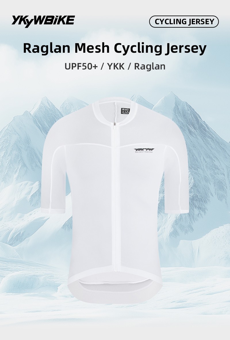 YKYWBIKE 2026 Pro Men Cycling Jersey Short Sleeve UPF50+ Quick Dry MTB Road Top