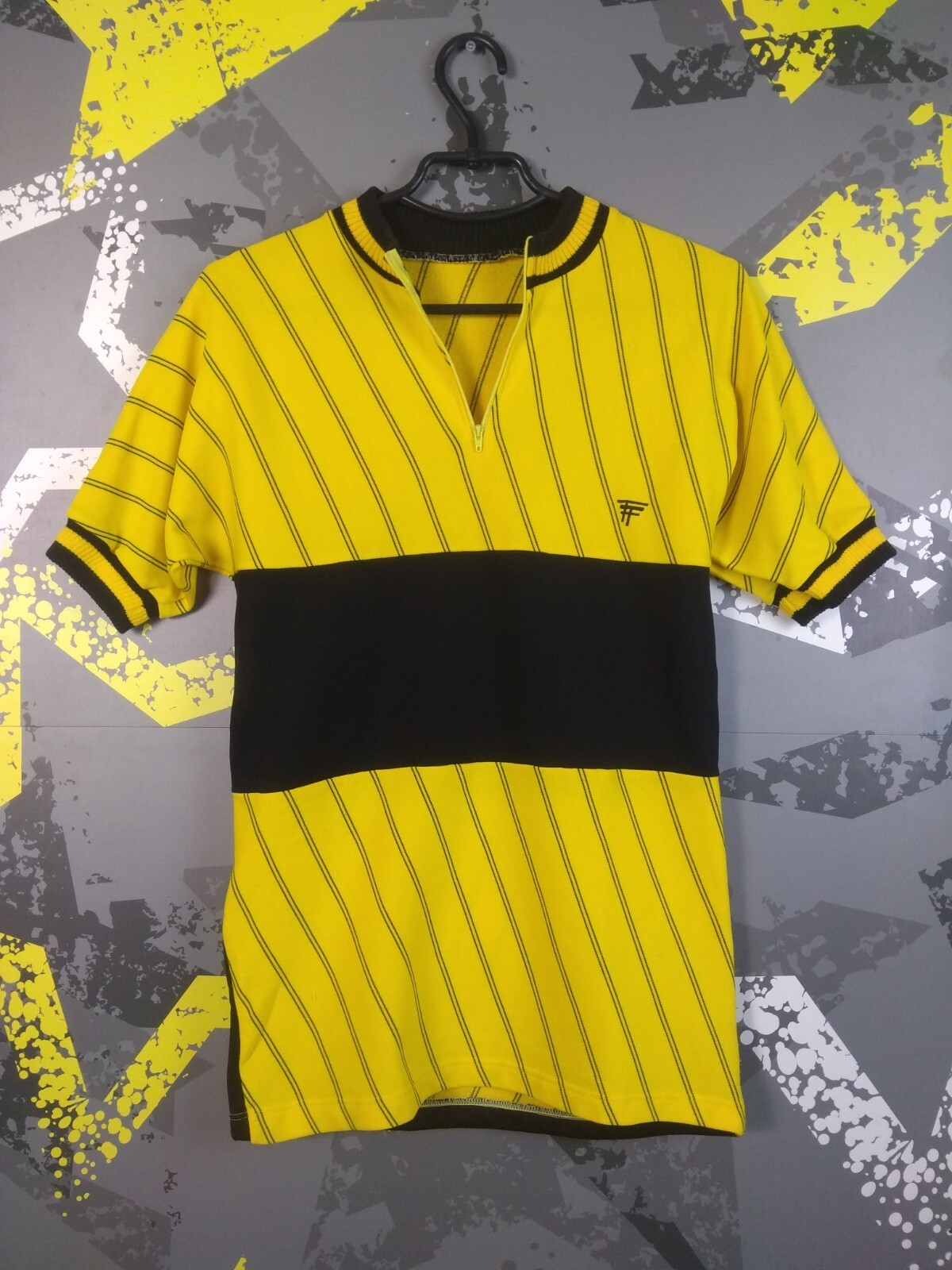 Vintage Jersey Cycling BIKE Shirt Multicolor Polyamide Cotton Mens Size M ig93