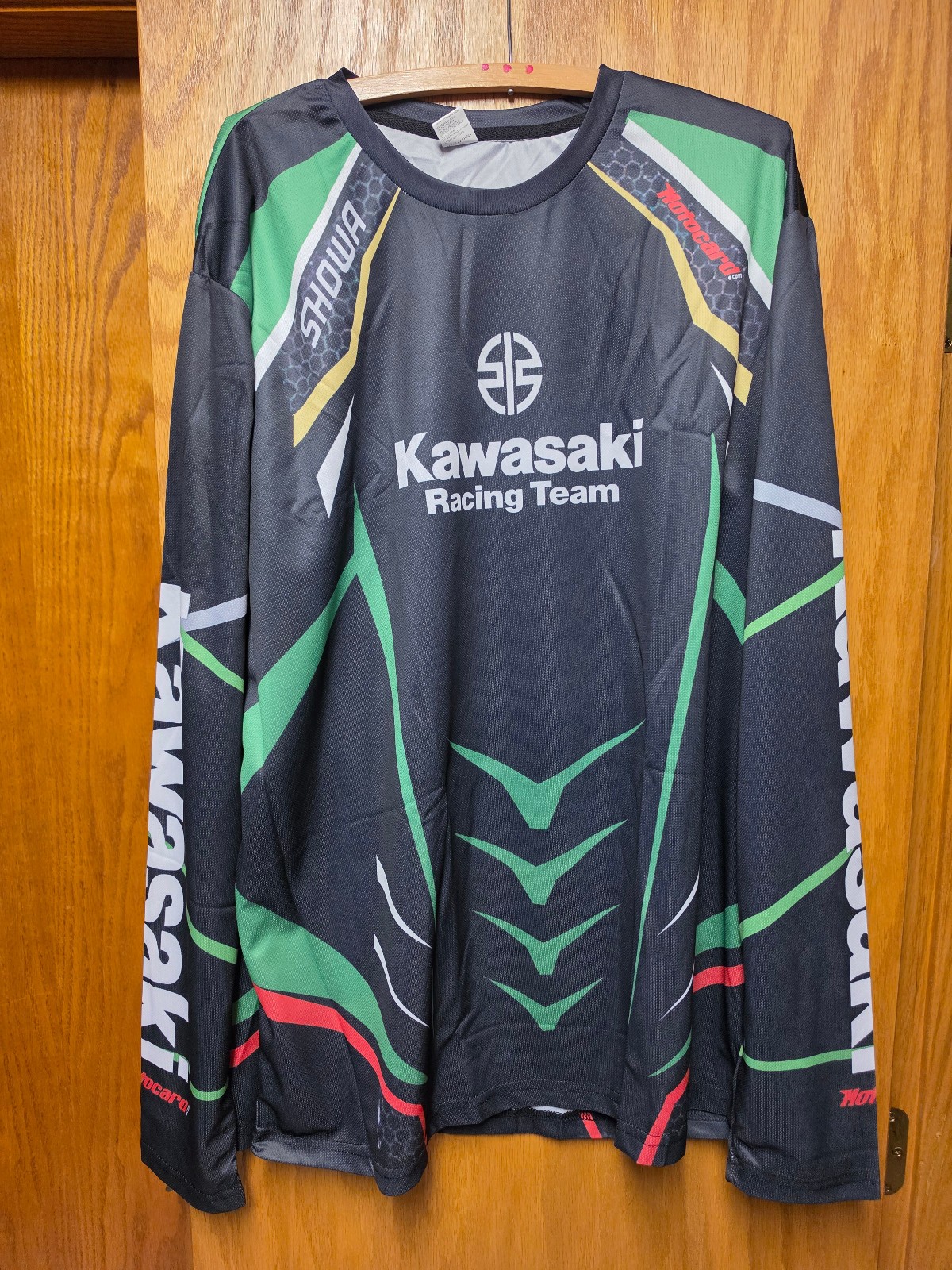 Kawasaki Long Sleeve Shirt Jersey Enduro MTB Motocross
