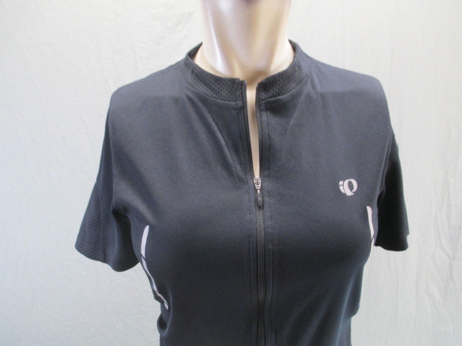Pearl Izumi Size S Womens Black Cycling Compression 1/4 Zip Short Sleeve Top 758