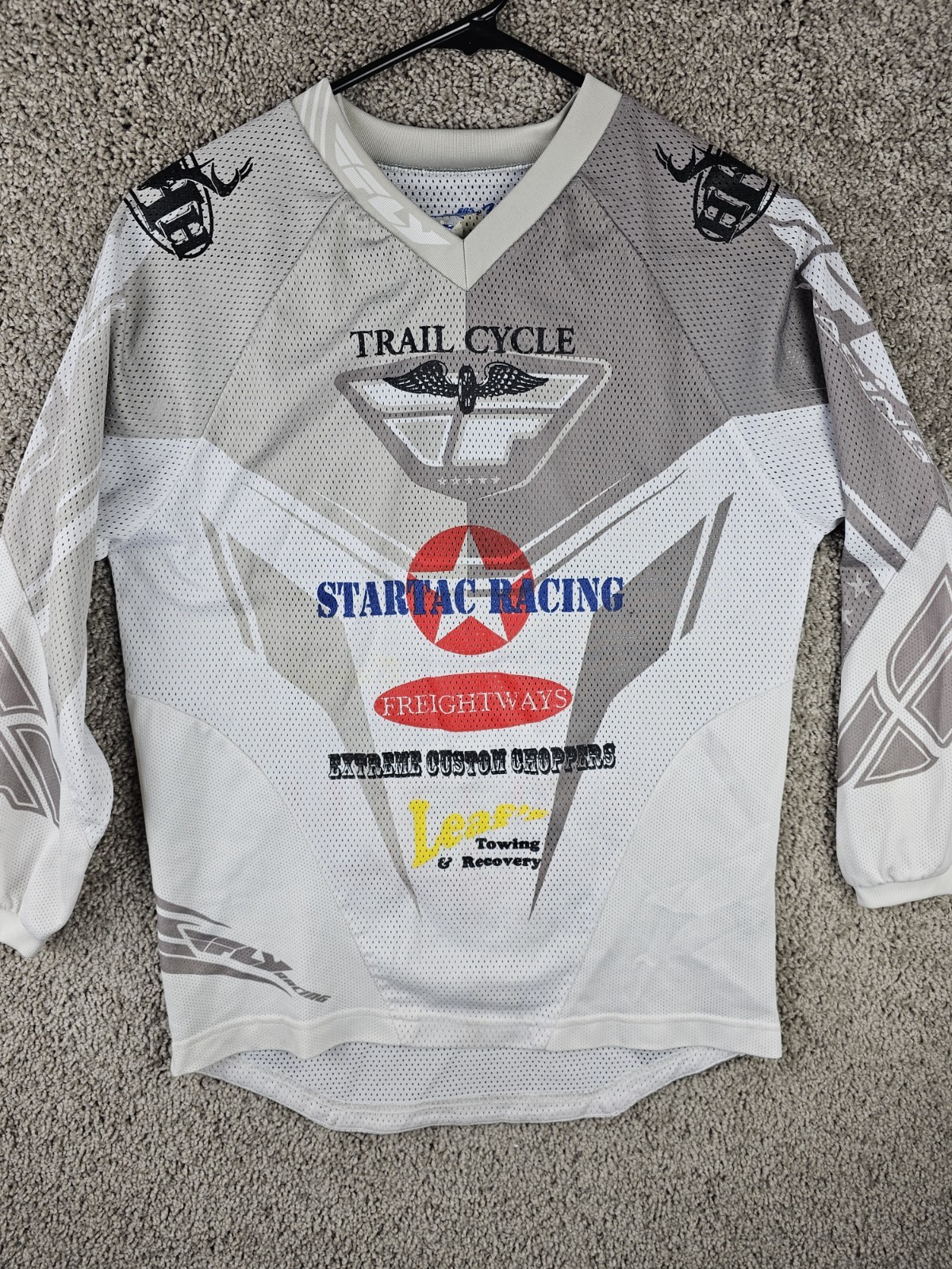 Fly Racing Kinetic 805 Motorcross Jersey Long Sleeve Shirt Size Youth Large