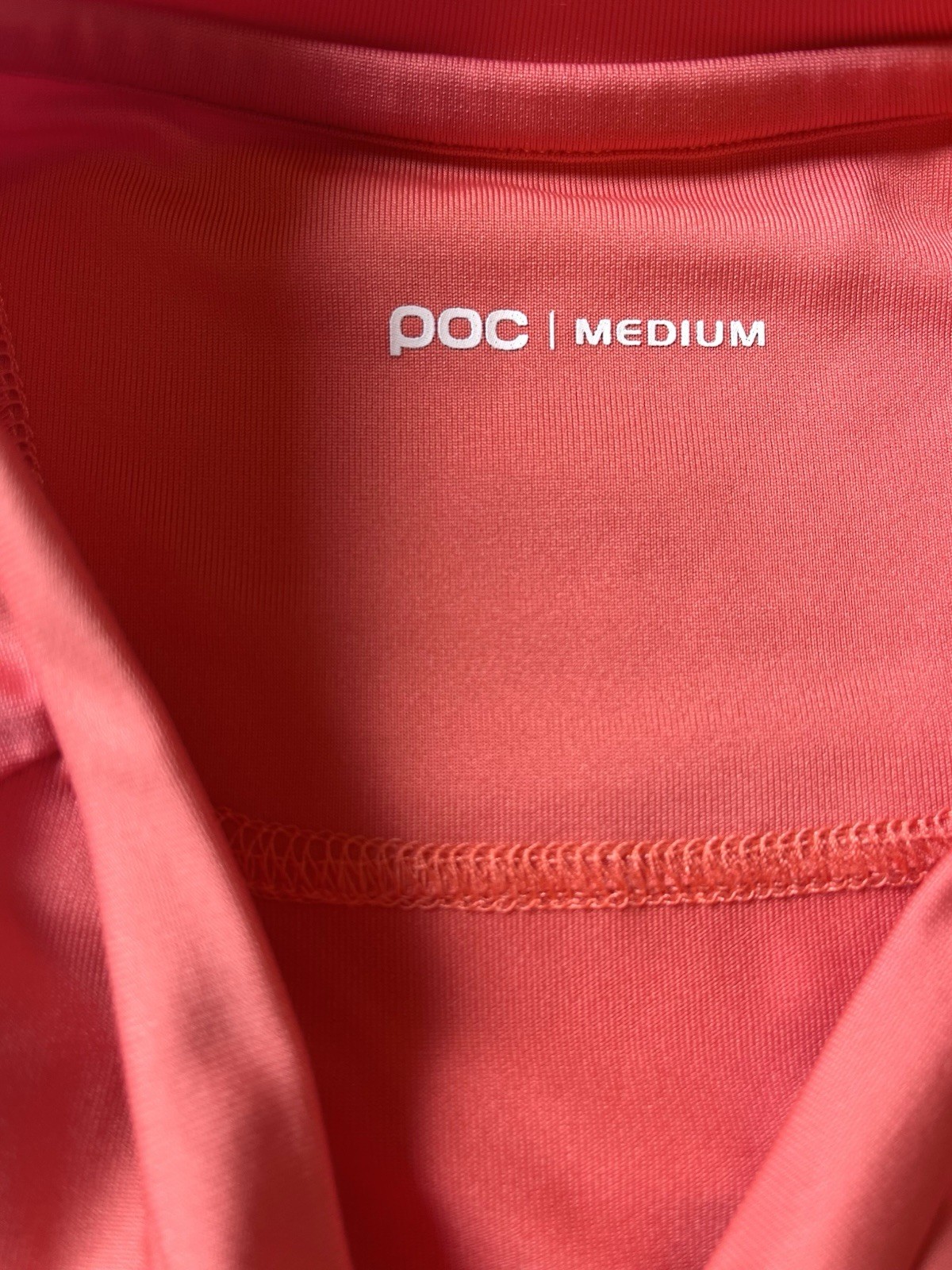 POC Men’s Essential Enduro Long Sleeve Cycling Jersey Shirt Size M Coral Red
