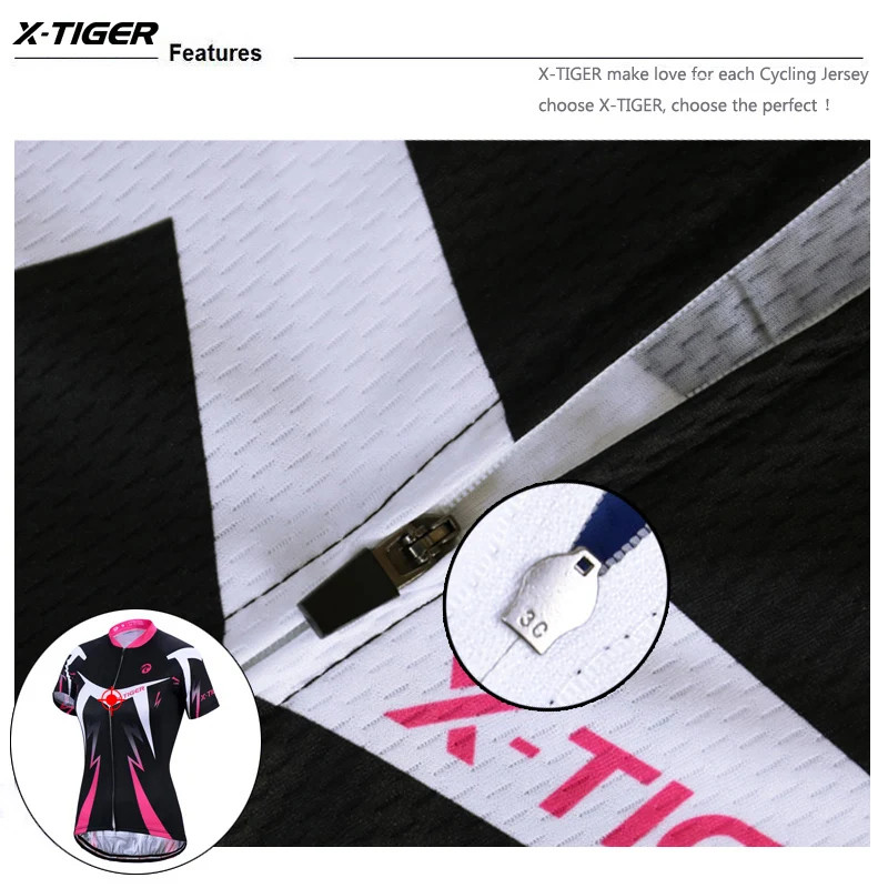 Women’s Cycling Jersey Set Summer Anti-UV Cycling Bicycle Clothing Quick