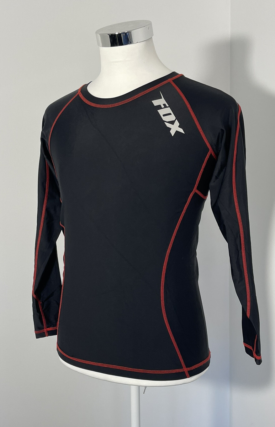 Fox Racing Long Sleeve Black Base Layer Size M