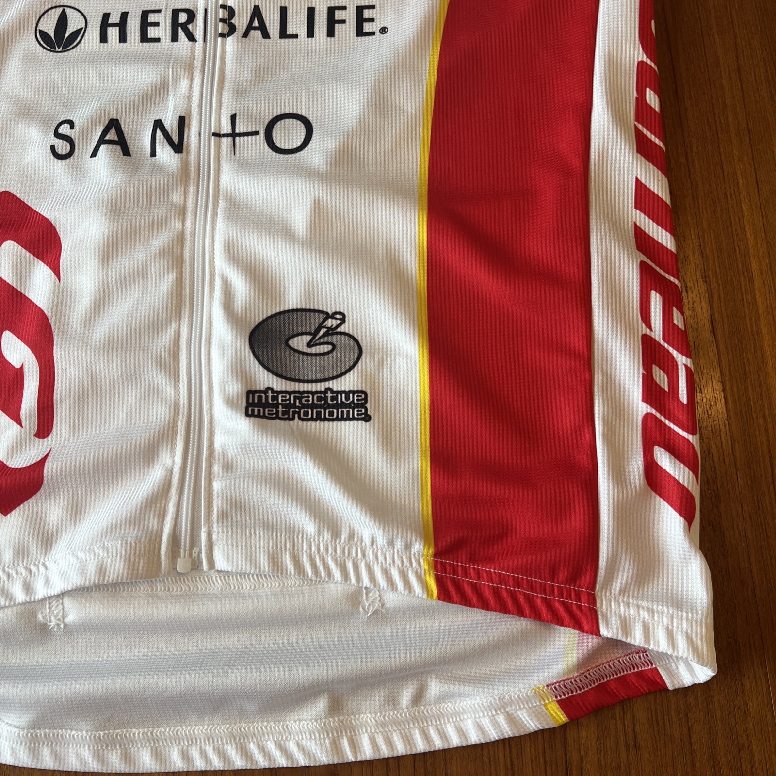 LOUIS GARNEAU Toshiba Cycling Jersey Size M Full Zip New