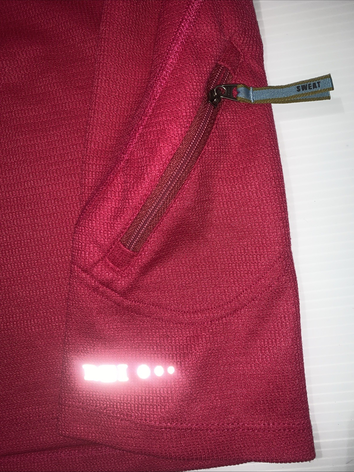 REI Cycling Jersey Shirt Womens XL Pink Jersey 1/2 Zip Sports Zip Pockets