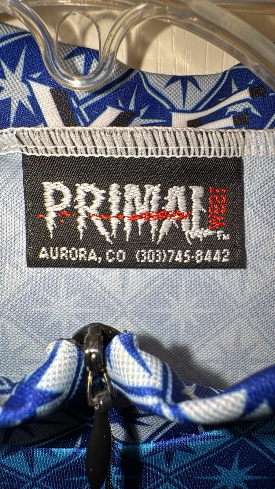 Vtg 90s Primal Wear Metallic Frog Graphic Cycling Jersey XL USA Gears Full Zip