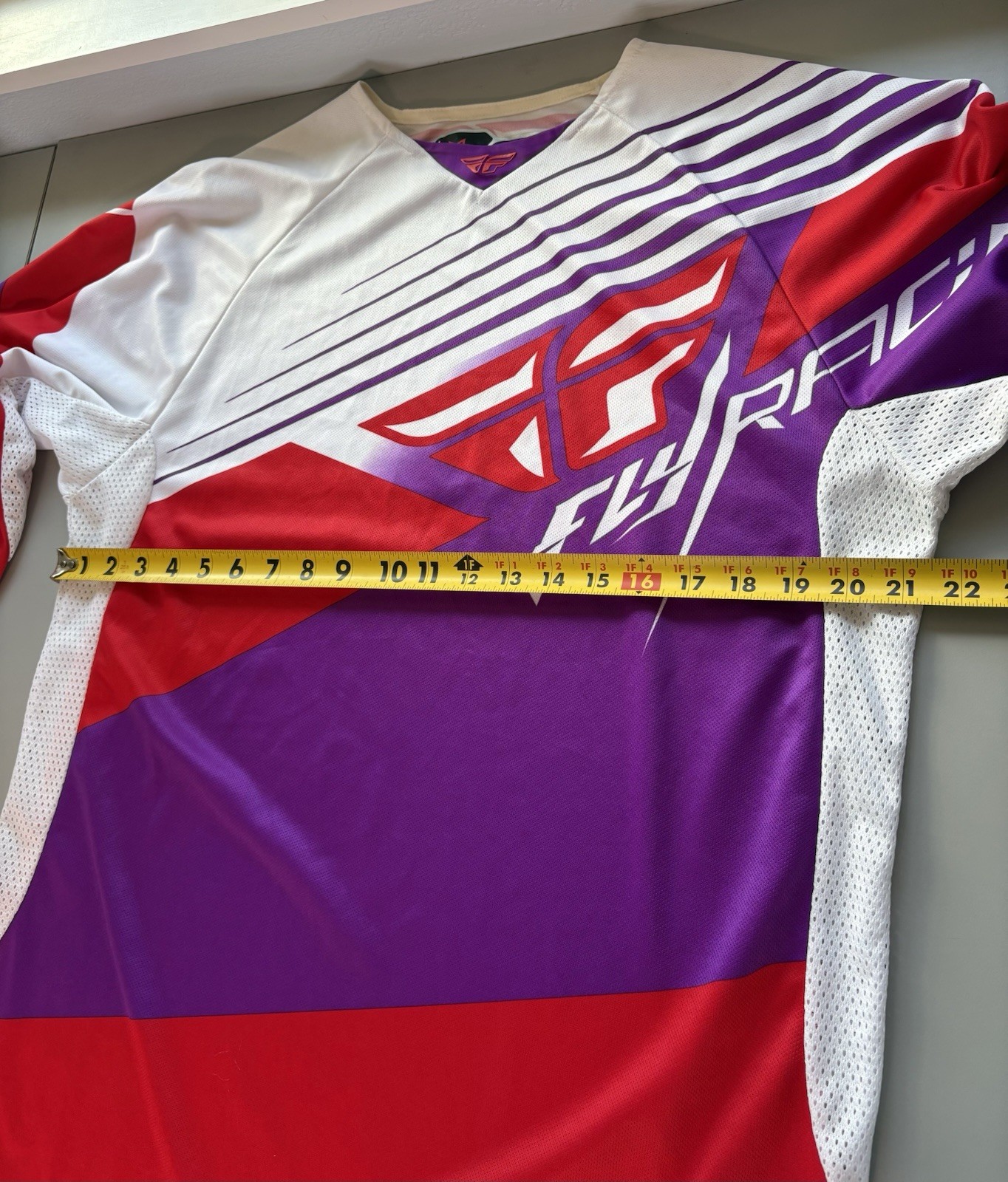 Fly Racing Kinetic Blocks Racing Long Sleeve Jersey Men’s Size Medium