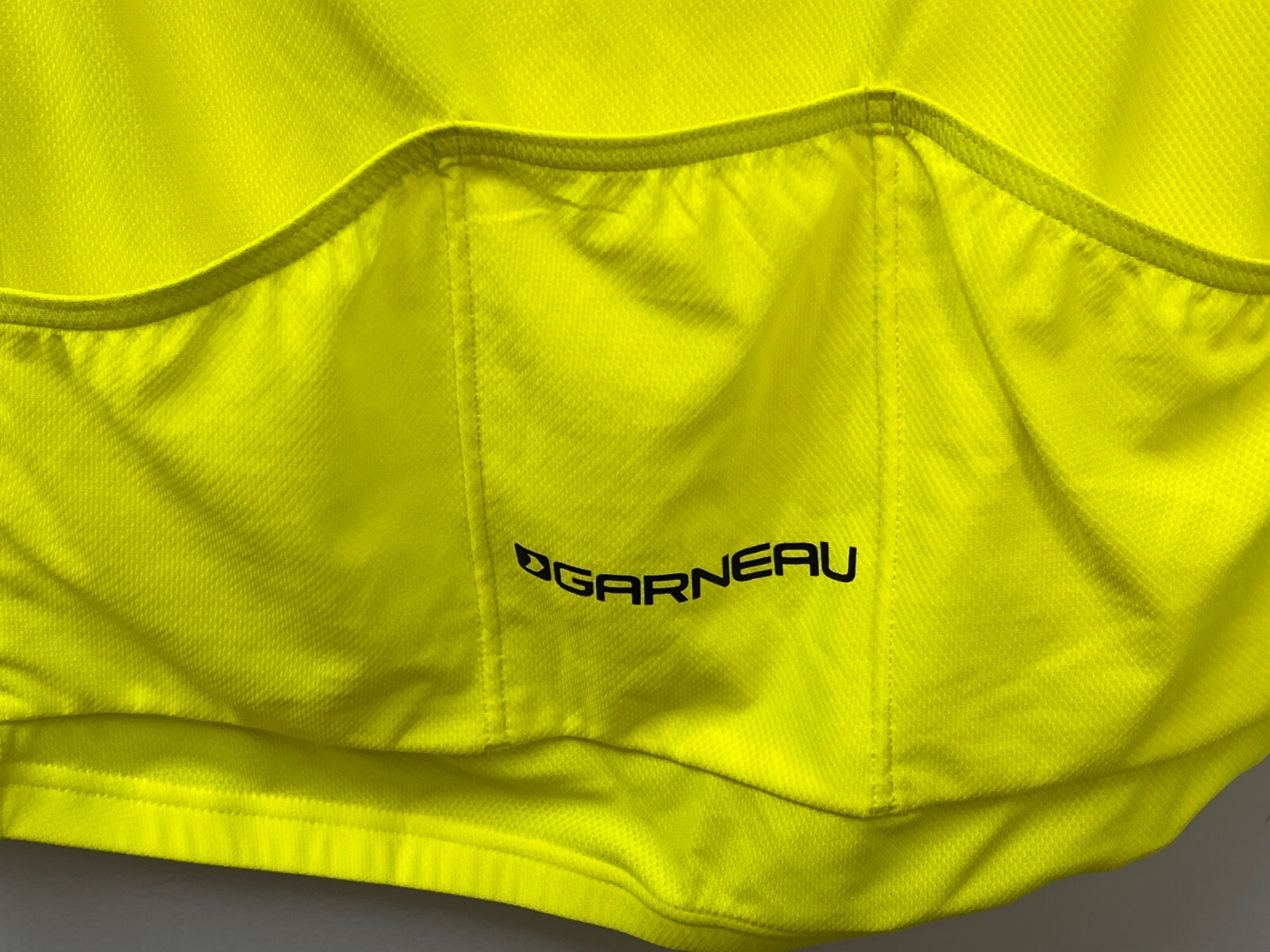 Lewis Garneau Men’s Lightweight Cycling Jersey Full Zip 3 Back Pockets Bicycle