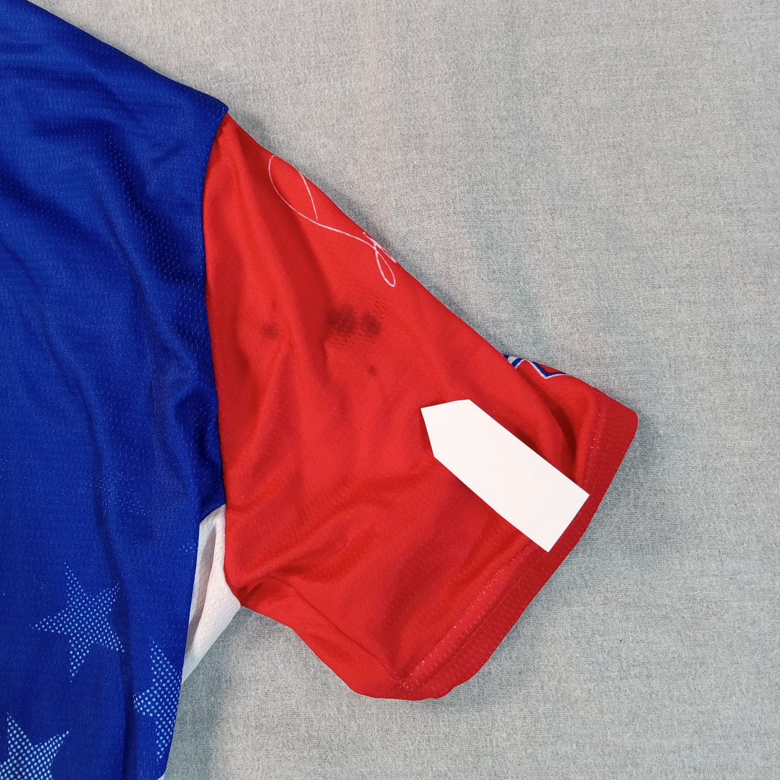 Voler USPS USA Cycling Jersey M 18×22 Junior Olympics Faux Signatures Armstrong