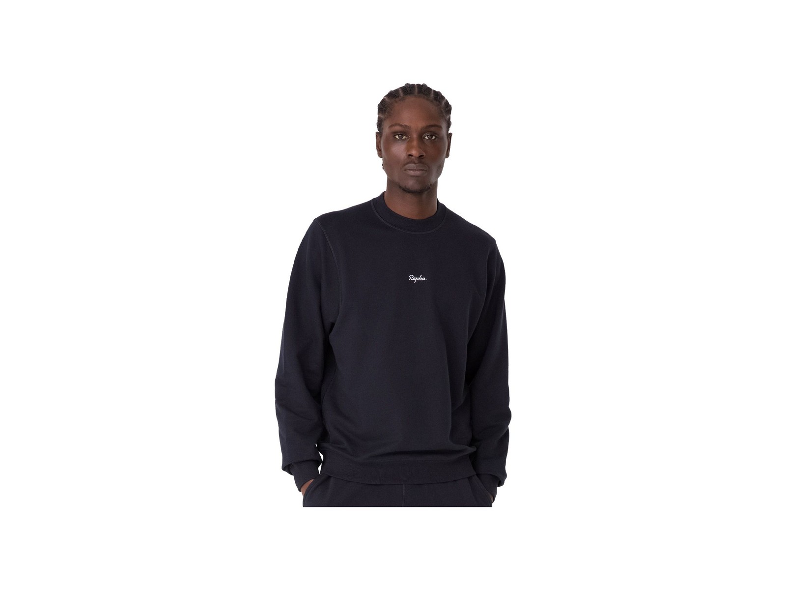 Rapha Crewneck Cotton Sweatshirt XL Black