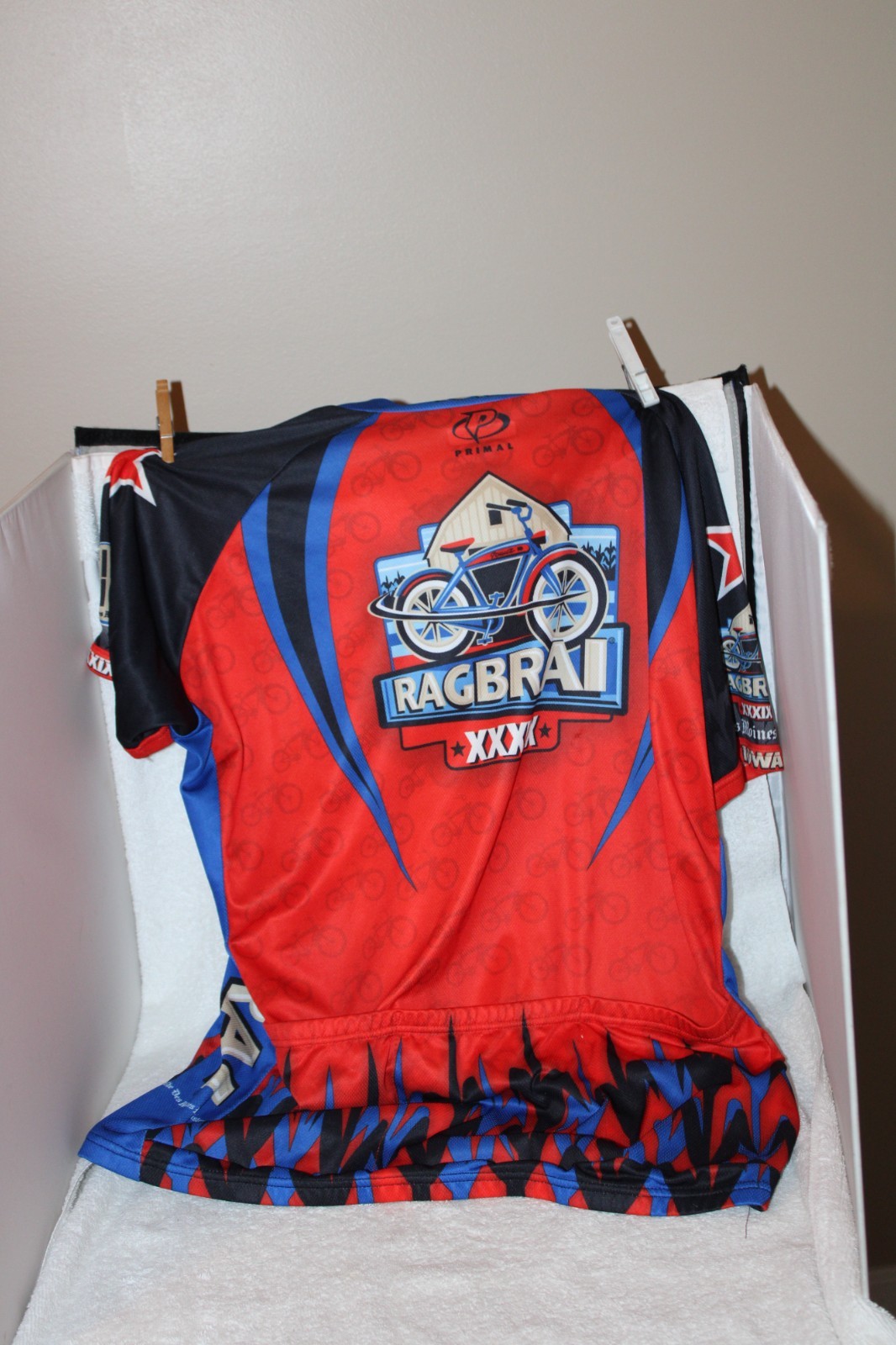 PRIMAL Cycling Jersey Adult XXL,RAGBRAI XXXIX FREE SHIP