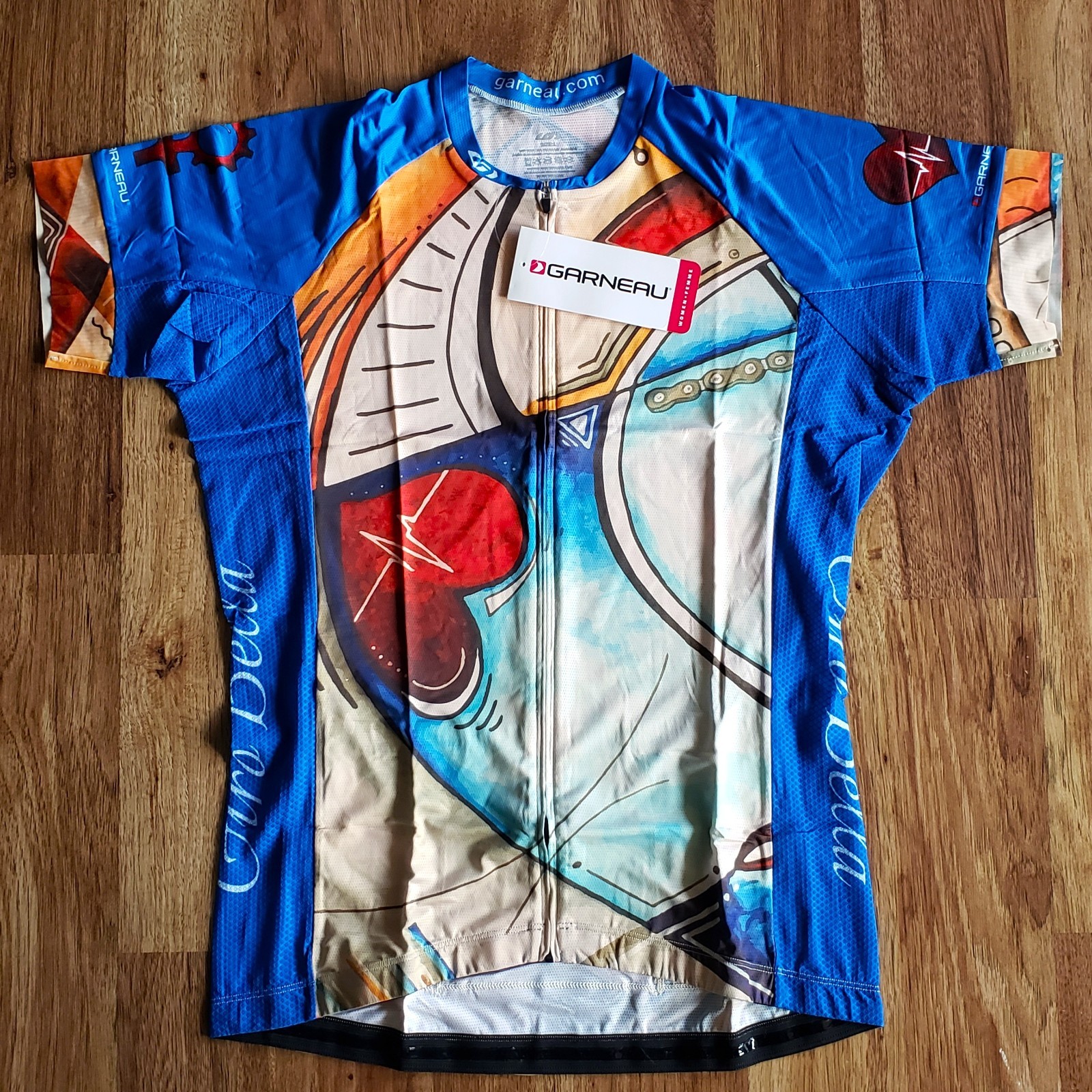 NEW Louis Garneau Giro Bella Women Bike Cycling Jersey – L Large – Short Sleeve