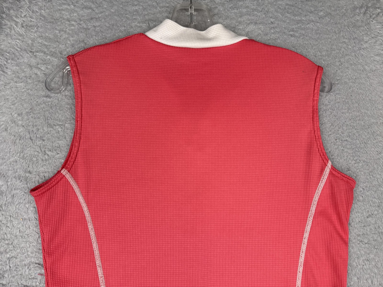 Performance Cycling Jersey Shirt Womens Medium Pink Sleeveless Zip Back Pockets