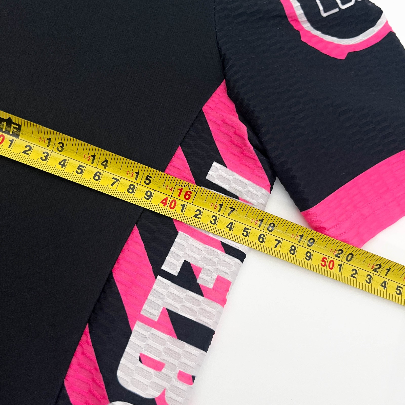 Cuore DIAD Cycling Jersey Size Large Black/White/Pink Deni in a Day Quadlock