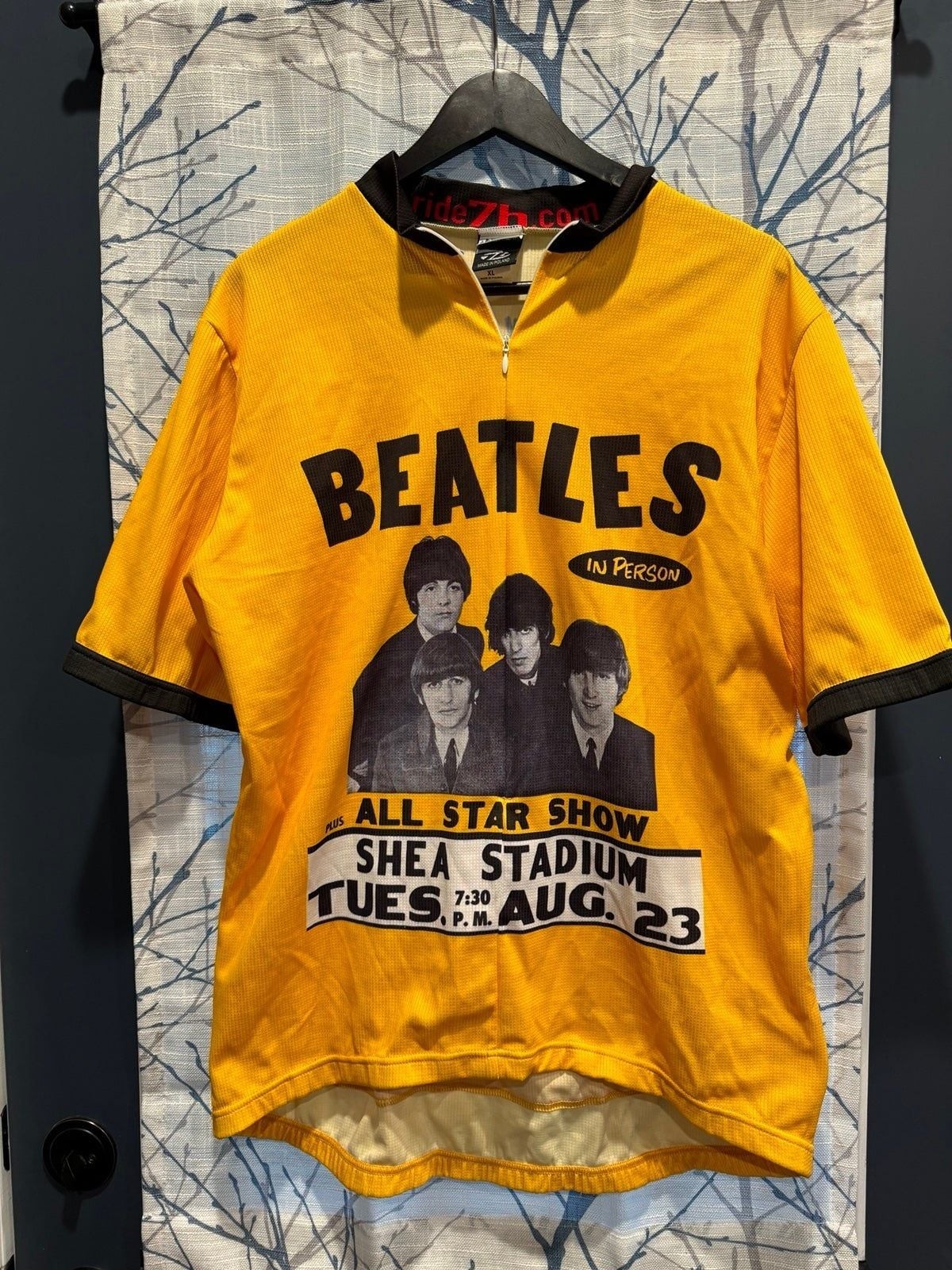 Beatles Cycling Jersey Here They Come The Fabulous American