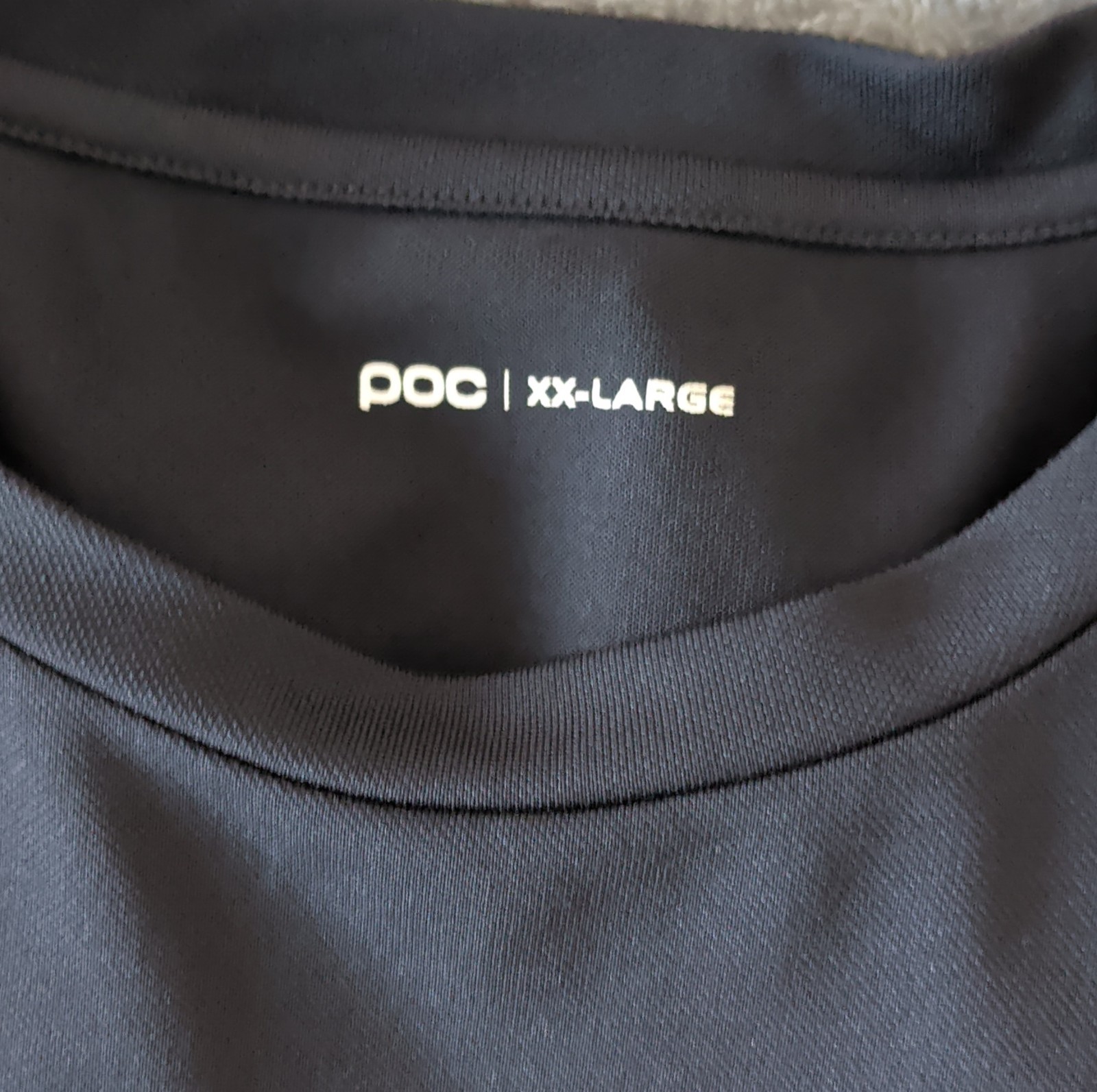 POC Men’s XX-Large Black Long Sleeve Cycling T-Shirt Crew Neck Solid