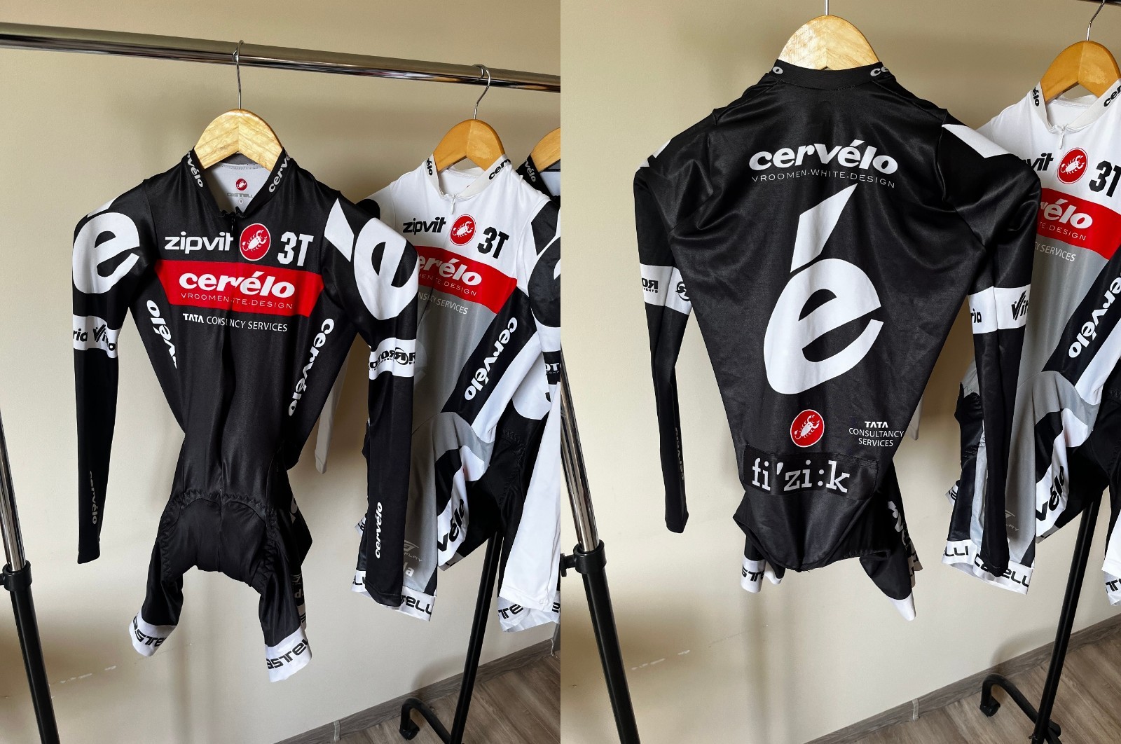 Cervélo TestTeam Cycling Skinsuit Speedsuit Cycle Suit Professional Castelli S /