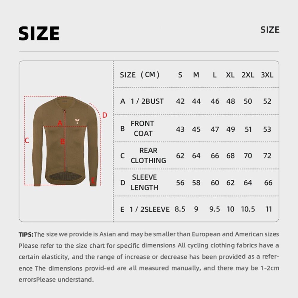 YKYWBIKE Men Pro Cycling Jersey Long Sleeve Breathable Shirt Summer Tops SPF50+