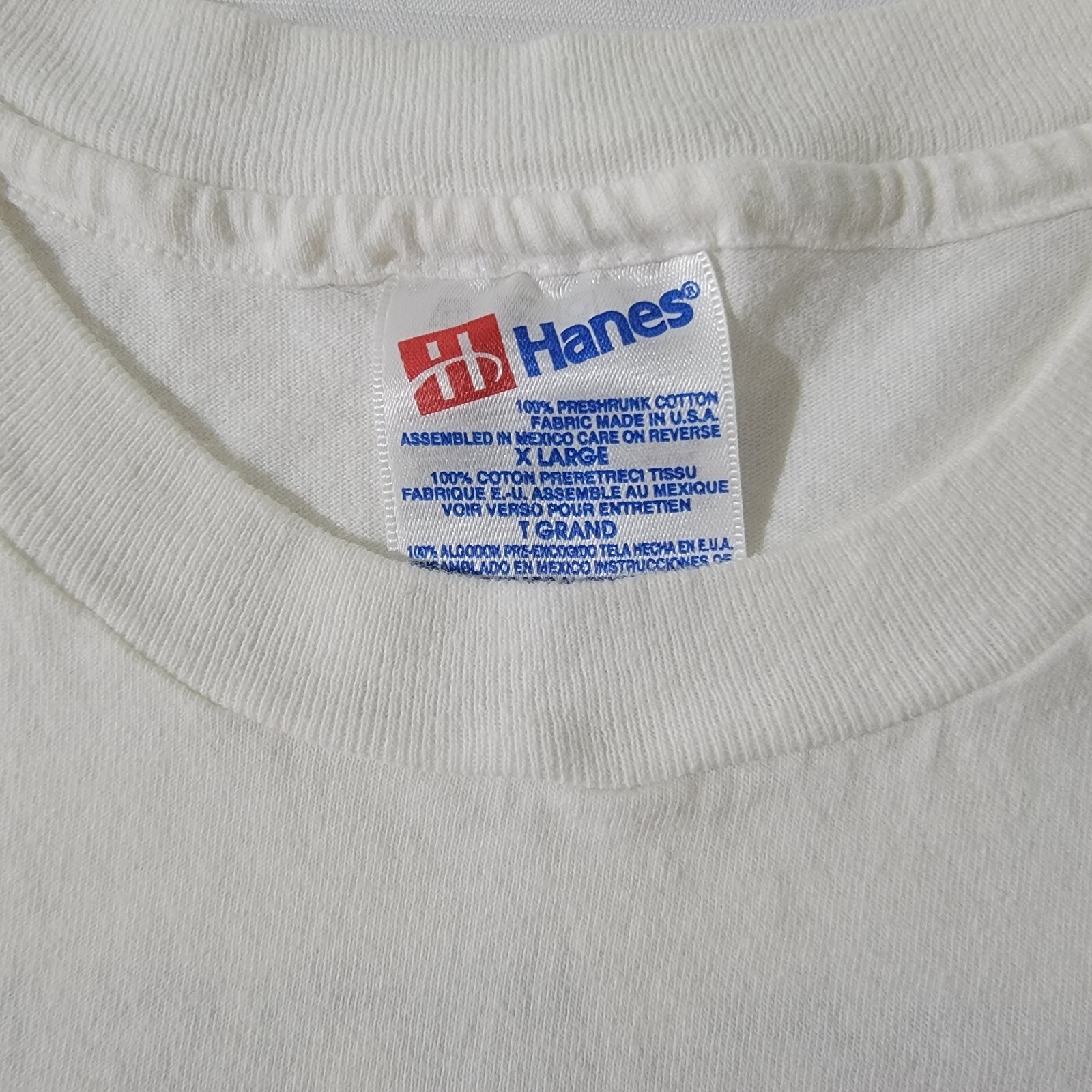 Vintage 1994 XL Hanes USA Single Stitch Utahs Best Dam MS Bike Tour Tshirt Tee