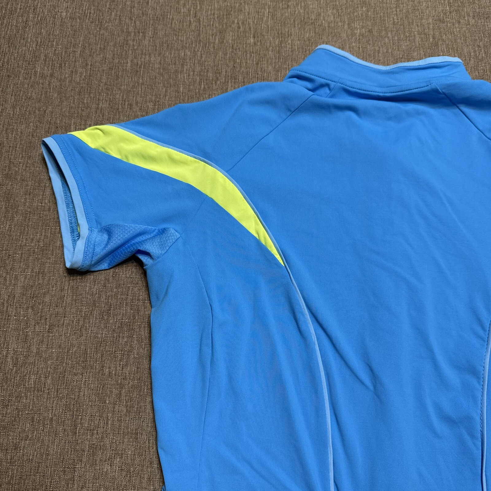 Gore Bike Wear Cycling Jersey Mens Medium Blue Full Zip Lightweight