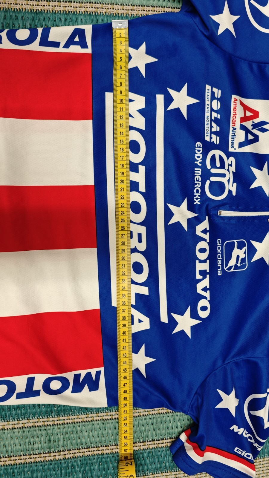 Motorola Cycling Team Vintage Jersey M Lens Armstrong USA 90s Giordana Volvo