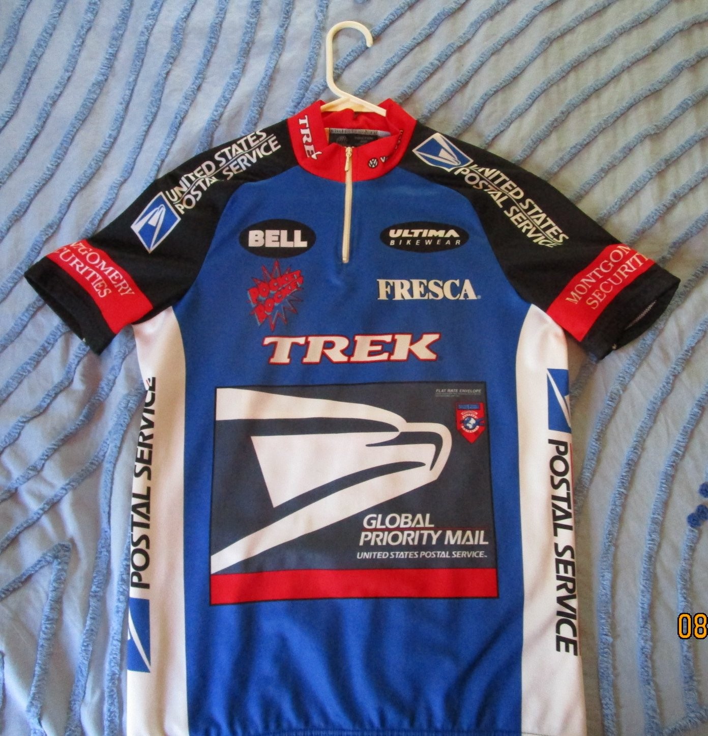 USPS Trek United States Postal Service Cycling Jersey Size 4 (large)