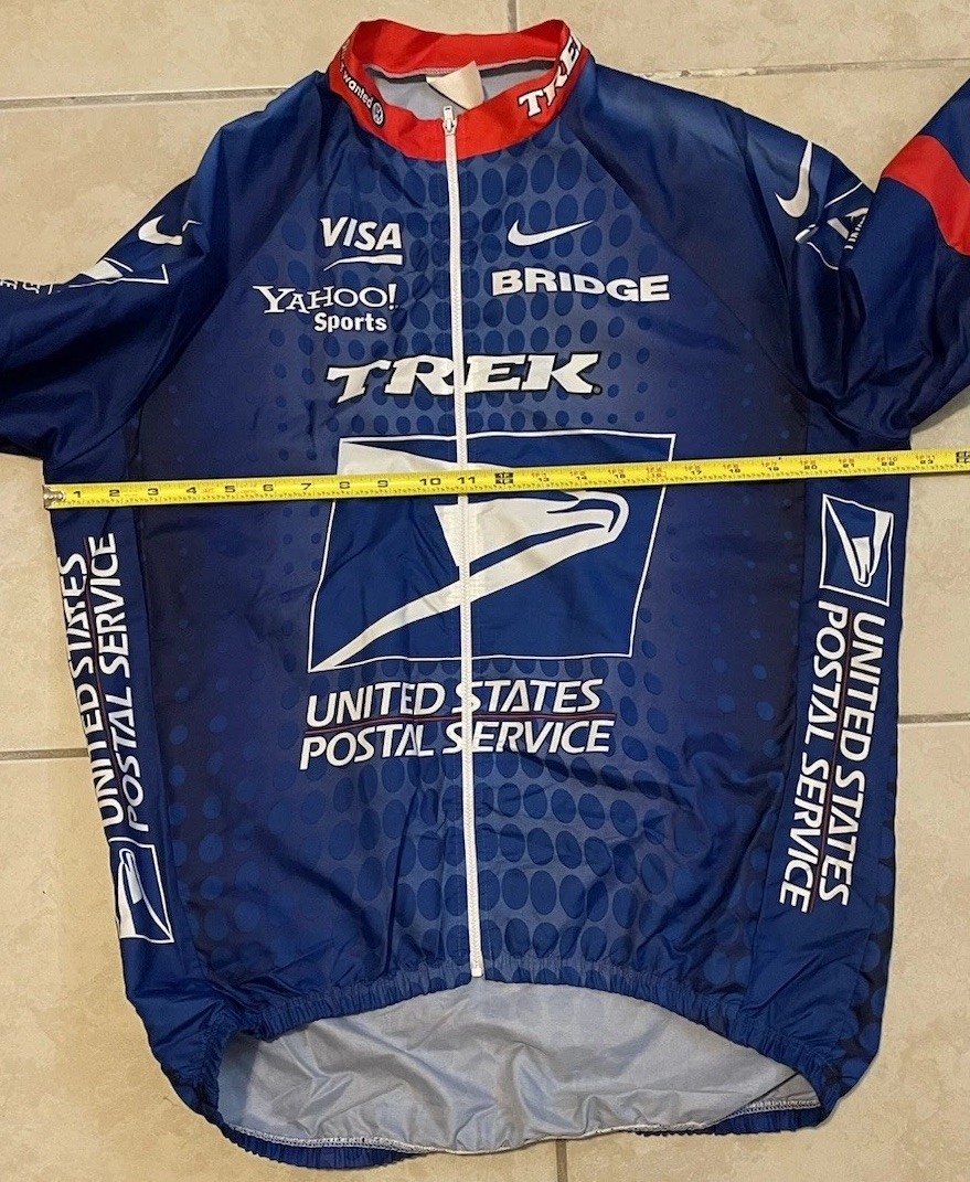 Vtg Nike Trek USPS Cycling Jersey L United States Postal Service Racing 90s