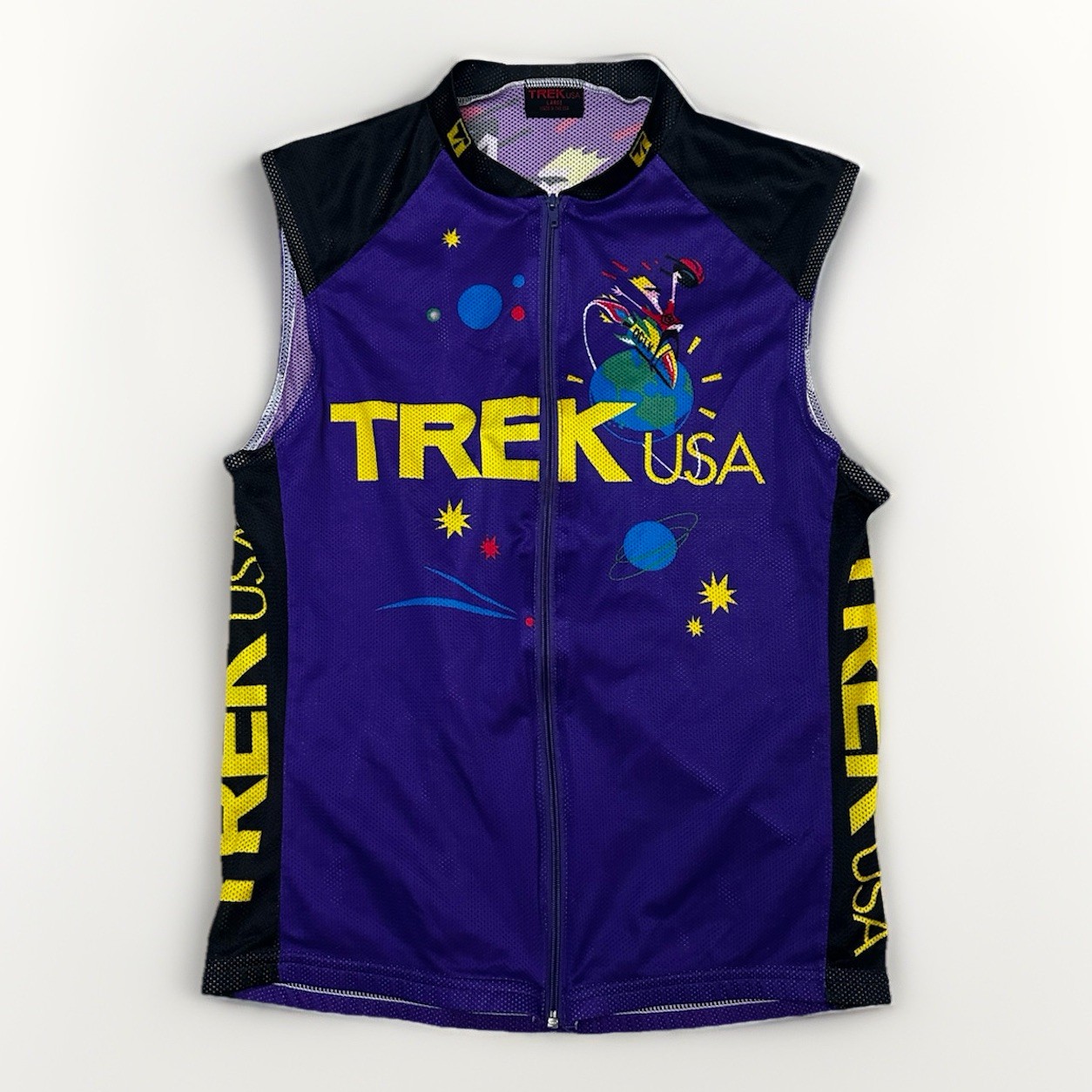 Trek Rocket Boy Cycling Jersey Mens Large 1997 Made In USA Vintage 90s OCLV