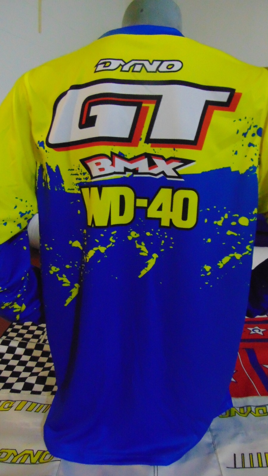 GT MID SCHOOL wd40 BIKE JERSEY CLASSIC BMX JERSEY RACE BIKE SHIRT BMX VINTAGE M