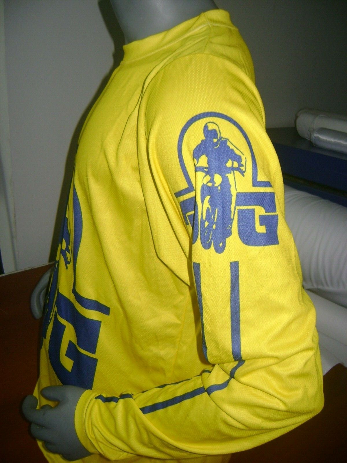DG OLD SCHOOL BIKE JERSEY CLASSIC BMX JERSEY RACE BIKE SHIRT BMX VINTAGE L MOTO
