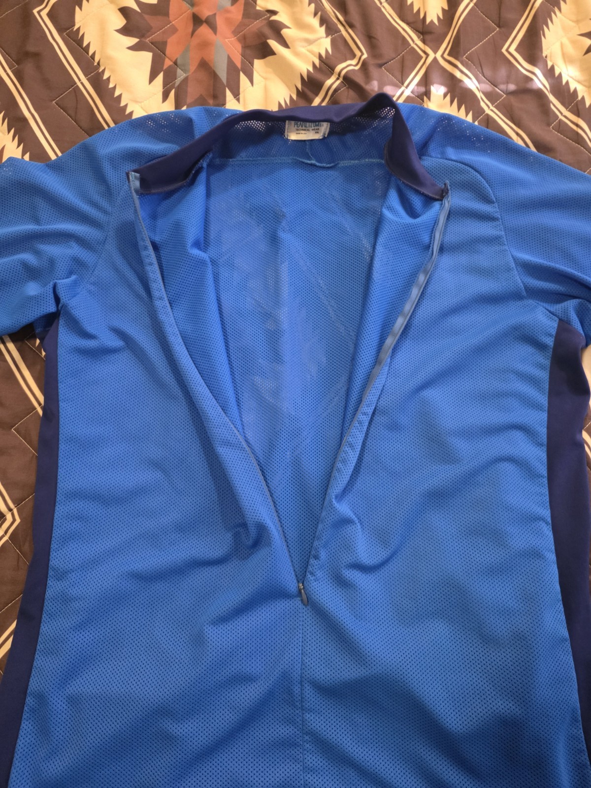 Pearl Izumi Aloft 3/4 Zip Cycling Jersey Royal Blue Men’s Size 2XL EUC