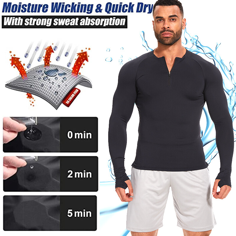 Men Cycling Jerseys Quick-dry Long Sleeve Bike Shirt Cycle Tops Sport Breathable
