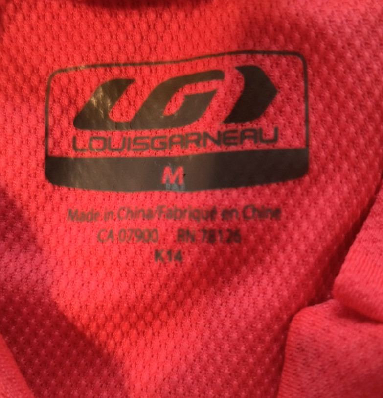 Louis Garneau Men’s Cycling Jersey Size Medium Sleeveless Multicolor Zip Close