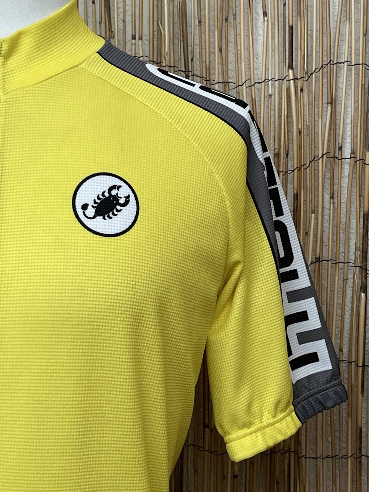 Castelli Mens Full Zip Cycling Jersey-Large-100% Polyester-Made In Italy