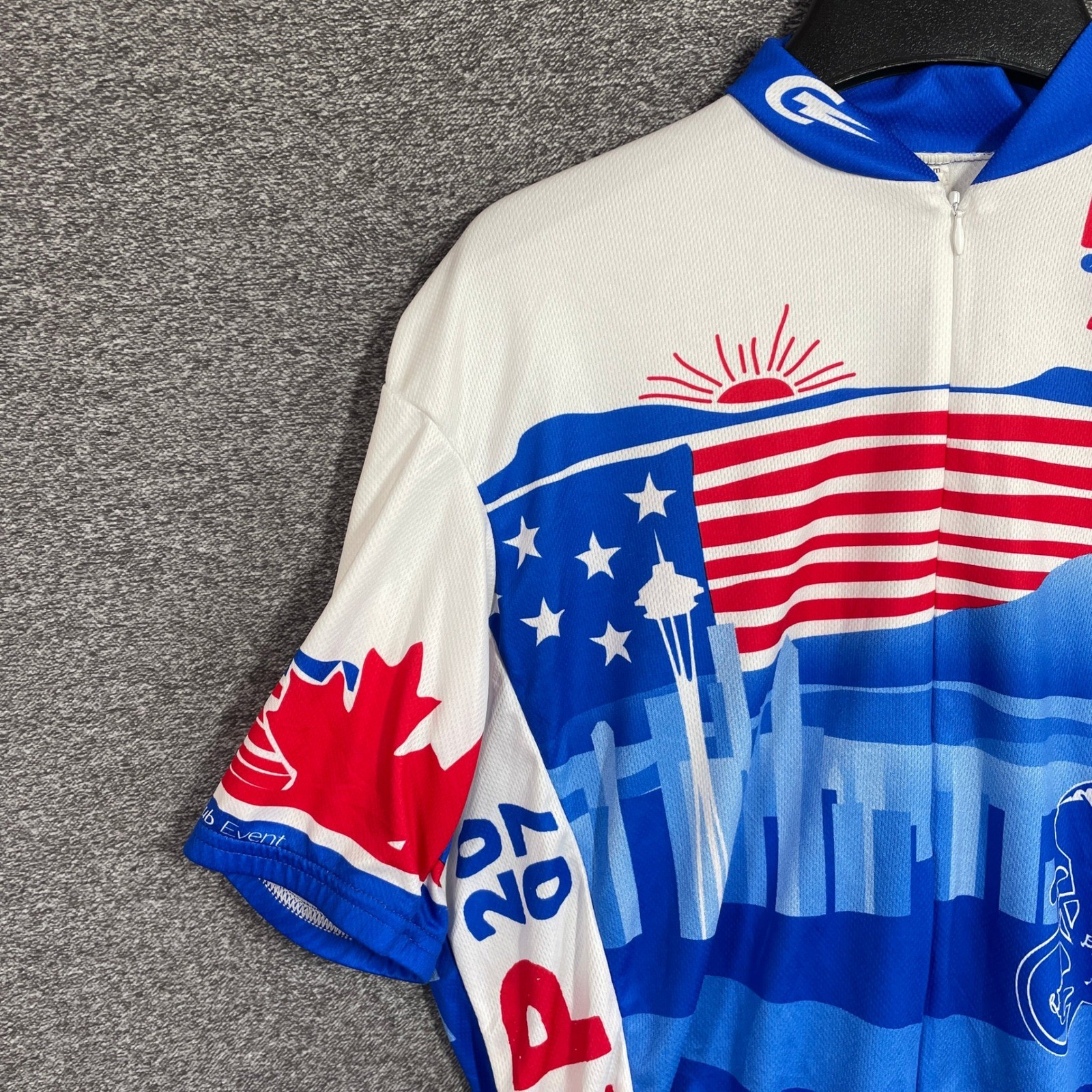 VOmax Cycling Jersey Mens L Cascade Bicycle Club RSVP 2007 Seattle Vancouver