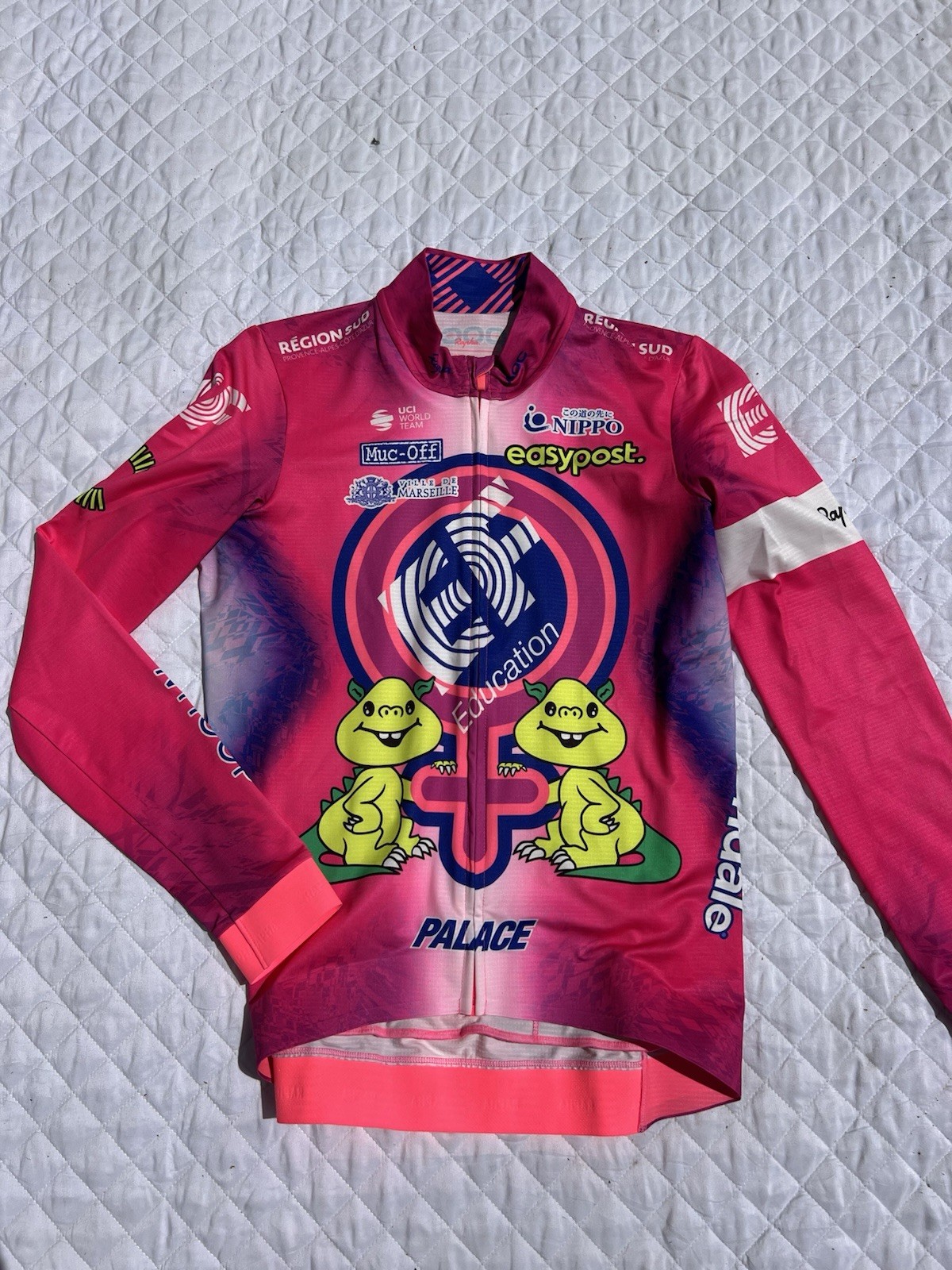 Rider Team Issue Rapha Palace EF Education First Pro L/S Cycling Jersey Medium